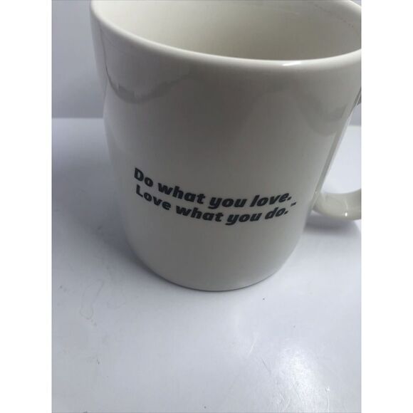 Life is Good Coffee Cup Mug  Do What You Love Love What you do 2 Sided - Picture 6 of 12
